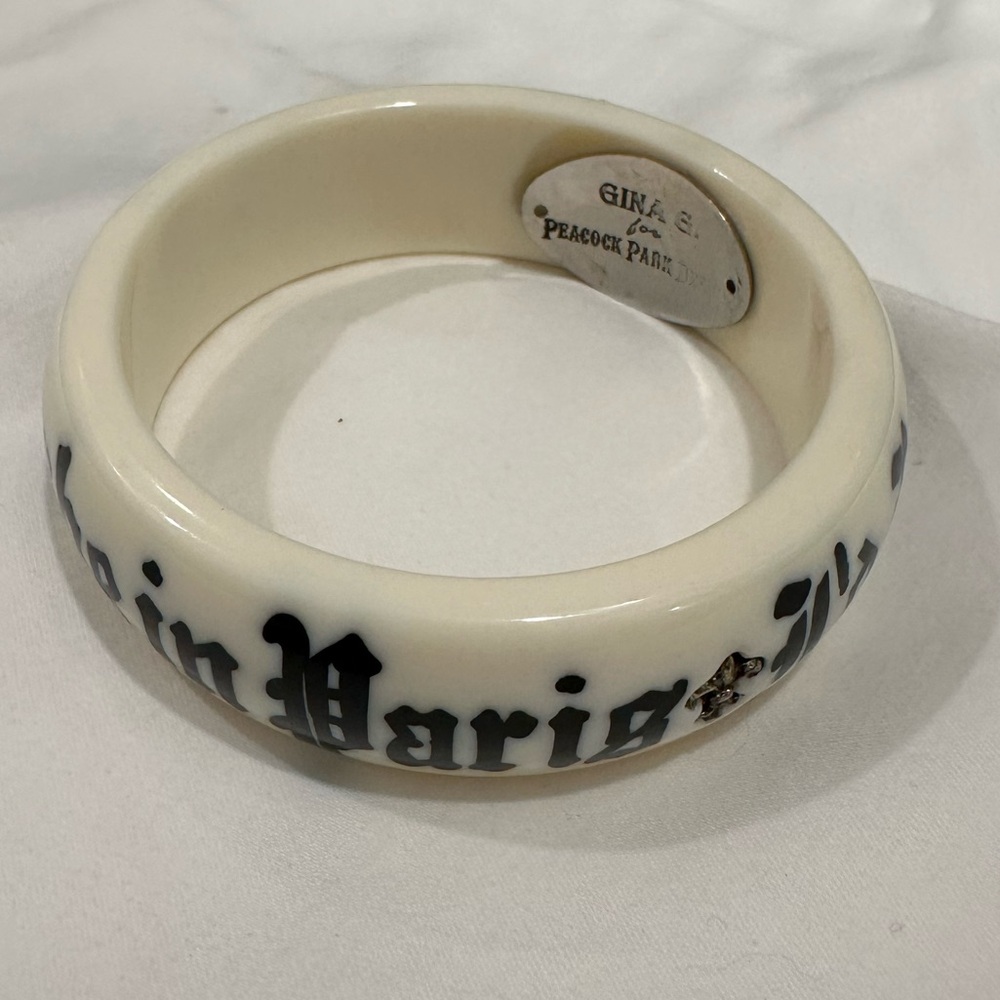 Gina G. for Peacock Park Design Resin Bangle - Picture 4 of 5